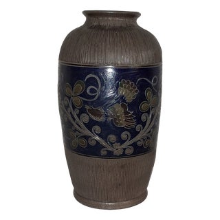 Vintage German Handmade Ceramic Vase from WR, 1970s For Sale