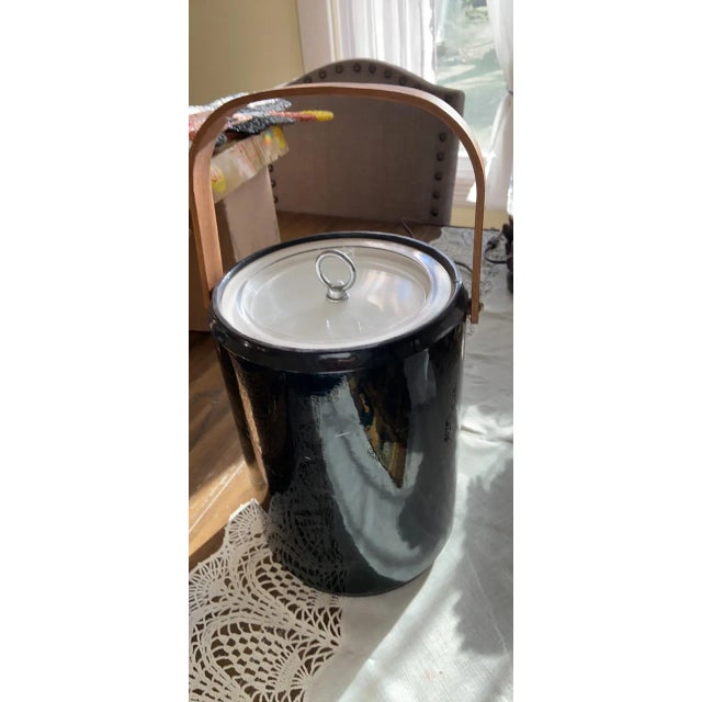 Mid-Century George Briard Teakwood Ice Bucket For Sale In Cleveland - Image 6 of 8