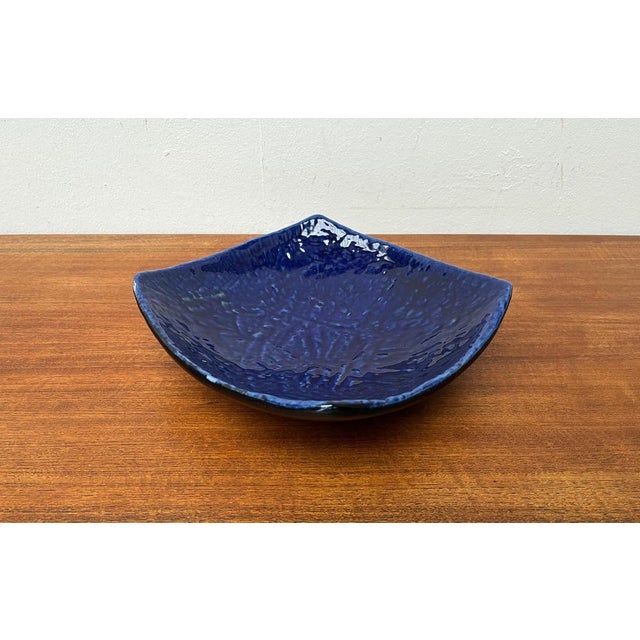 Mid-Century Brutalist Fat Lava Pottery Bowl, 1960s For Sale - Image 9 of 18