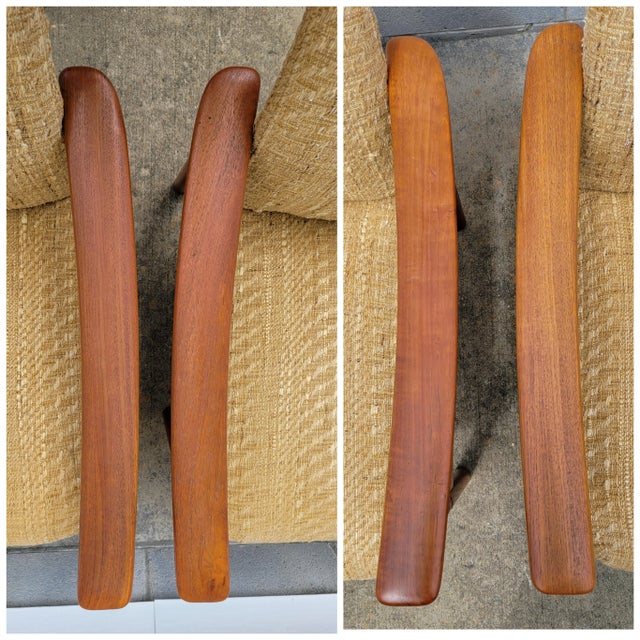 1960s Mid Century Teak Chairs by Alf Svensson -Pair For Sale - Image 11 of 12