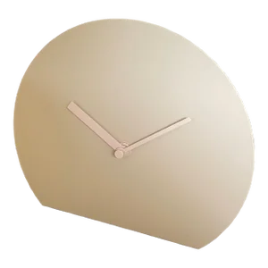 21st Century Steel Stand Clock Designed by Norm Architects, Danish, Nude Pink Color