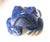 Figurative Miniature Well-Carved Frog of Lapiz Lazuli Stone - Frankie the Frog! For Sale - Image 3 of 17