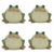 2020s Terra Cotta Garden Frog (Set of 4) For Sale - Image 5 of 5