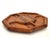 Mid-Century Modern 1970s Teak Wood Partitioned Lazy Susan For Sale - Image 3 of 10