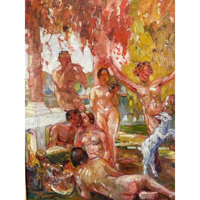 Bacchanal Garden' by Ren√© Deydier For Sale - Image 9 of 12