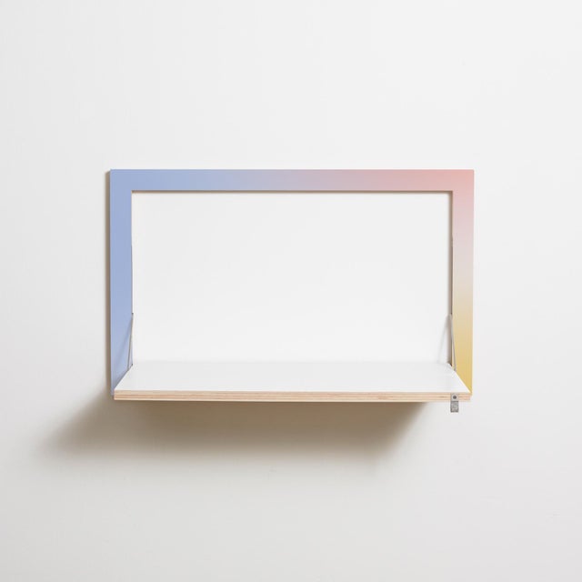 Wall art, workstation functional and discreet, this fläpps wall desk makes the perfect seated or standing workstation...