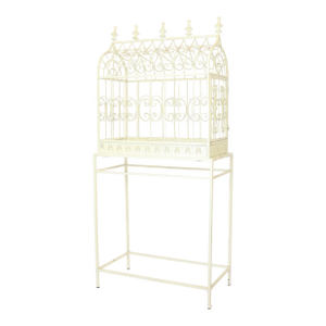 Vintage Decorative Terrarium / Bird Cage on Stand