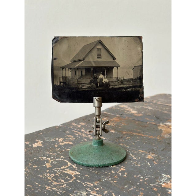 American Antique Tintype Group Portrait at "Sunny Side Cottage," Circa Late 19th Century For Sale - Image 3 of 10