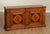 High Quality Carved Server Buffet with Marquetry Inlaid Cabinet Doors and Pair of Dovetailed Drawers