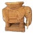 1960s Mid- Century Wicker Elephant Shaped Table With a Tray Top For Sale