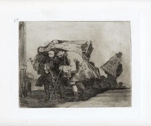 Esta no lo es Menos - Original Etching by Francisco Goya - 1863 1863