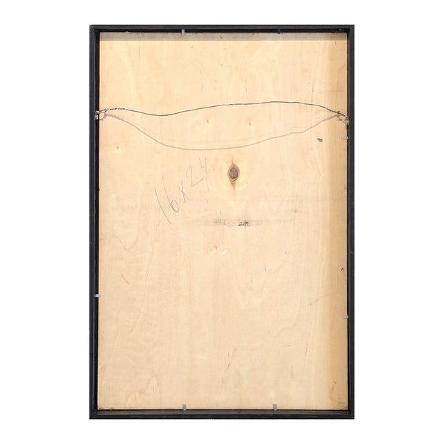 Figurative David Adickes Modern Abstract Painting of a Bearded Man Sculpture with a Bird, Phone, & Boats, 1990s For Sale - Image 3 of 11