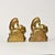 Funky vintage horse bookends with a highly stylized horse looking rear on each side. Have a good weight, not light, but...