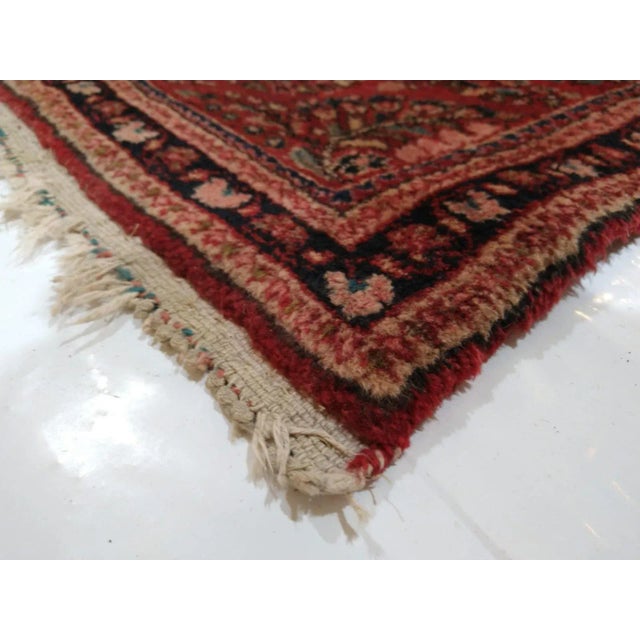 1950s 1950s Persian Sarouk 2' X 4' For Sale - Image 5 of 6