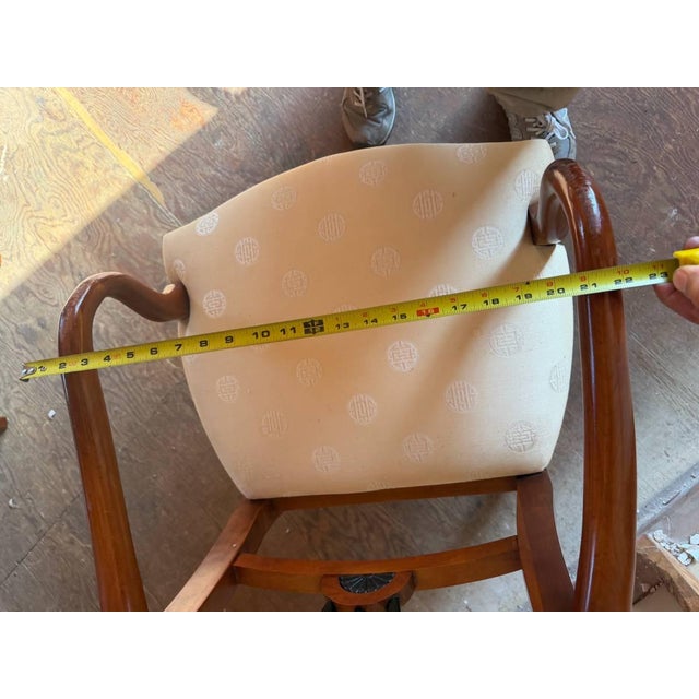Late 20th Century Set of 4 Century Neoclassical Style Dining Room Chairs For Sale - Image 17 of 17