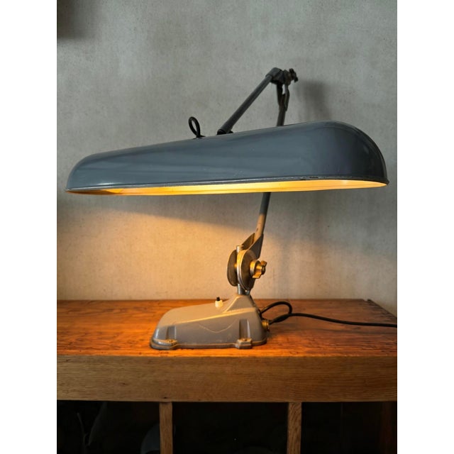Large Desk Lamp by Ernst Rademacher for Rademacher, 1960s For Sale - Image 4 of 11