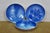 Late 20th Century 13pc Bing & Grondahl B&g Denmark Copenhagen Cobalt Blue Christmas Plates For Sale - Image 13 of 14