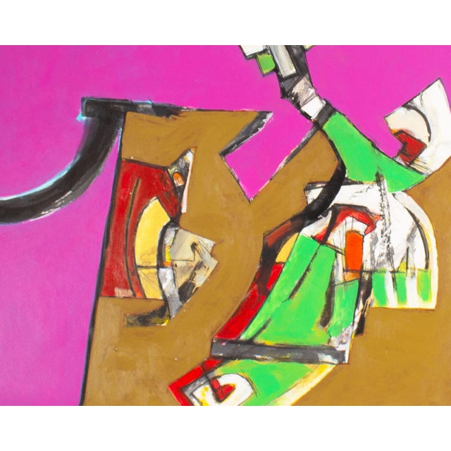 Early 21st Century Abstract Acrylic Painting by James L. Bruch For Sale - Image 5 of 7