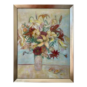 “Lily Splendor” Original Oil on Linen by Nancy Vignola -