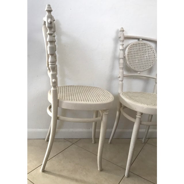 Antique 1913 Fischel Bentwood French Bistro Chairs a Pair Chairish