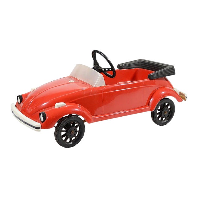 Mid 20th Century Rare VW Beetle Pedal Car by Pines For Sale