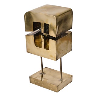 Lyse Oudoire, Brass Sculpture, 1970s, Brass For Sale
