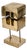 Lyse Oudoire, Brass Sculpture, 1970s, Brass For Sale
