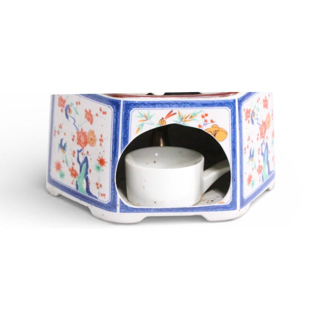Japanese Porcelain Teapot and Warmer From the Toscany Collection Mounted as a Lamp For Sale - Image 14 of 17