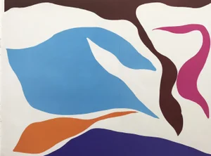 1970 Ray Parker Lithograph Art in America