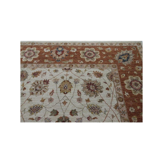 12x18 Handwoven Indian Agra Area Rug - 108164 For Sale - Image 11 of 13