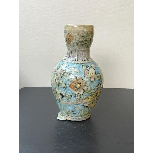 White Qajar Bottle For Sale - Image 3 of 6