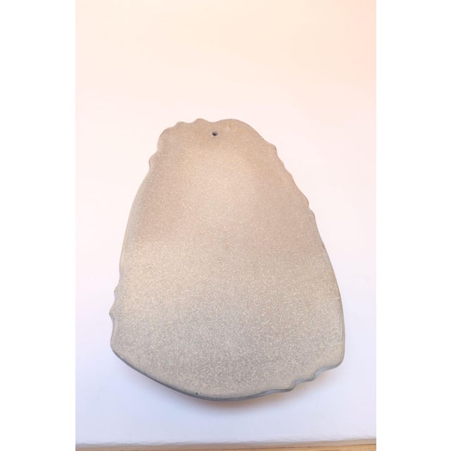 Mid-Century Modern Studio Pottery Blue Ombré Letter Holder by Deanna Nichols For Sale - Image 9 of 18