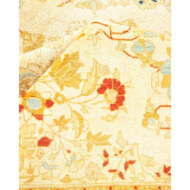 Textile Mogul, One-of-a-Kind Hand-Knotted Area Rug - Ivory, 8' 3" x 10' 5" For Sale - Image 7 of 8