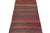 1950s 1950s Vintage Bidjar Persian Kilim in Red With Multicolor Stripes, From Rug & Kilim - 4'8''x6' For Sale - Image 5 of 7