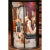 Richly painted and highly unusual, this antique Italian corner cabinet was crafted circa 1780. The bow-front encoignure...