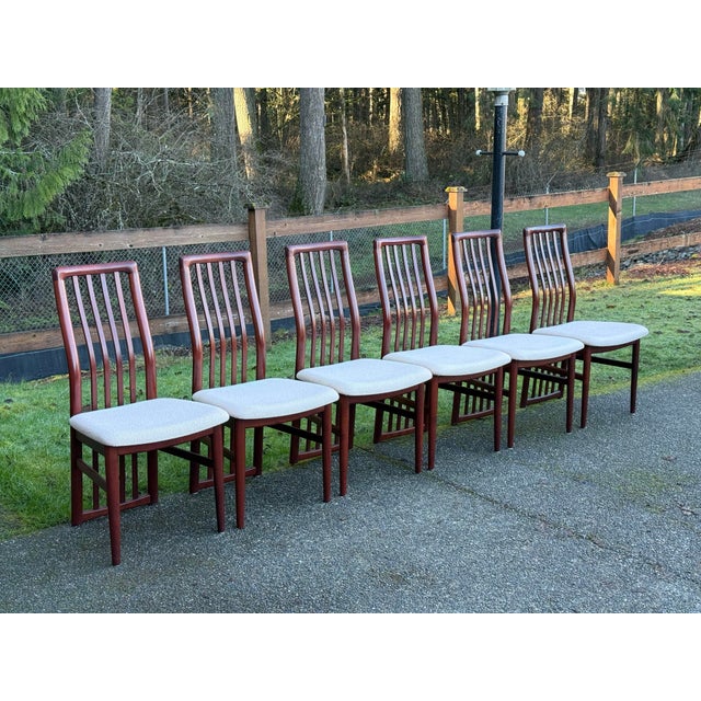 Mid century modern Danish Rosewood Bentwood Dining Chairs This Kai Kristiansen for Schou Andersen Mid Century Danish...