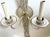 Silver Vintage Originals 22 Silver and Gold Tassel Double Wall Sconce For Sale - Image 8 of 13