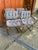 1970s Italian Modern Gray Tufted Chairs and Glass Table, 1970s, Set of 5 For Sale - Image 5 of 6