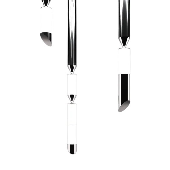 Gwen Led Chandelier by Ovature Studios, Set of 3 For Sale