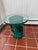 Contemporary Resin Accent Table With Glass Top For Sale - Image 3 of 13