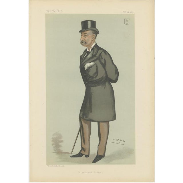 Unknown, British Elites 1883, Paper, Set of 6 For Sale - Image 9 of 10