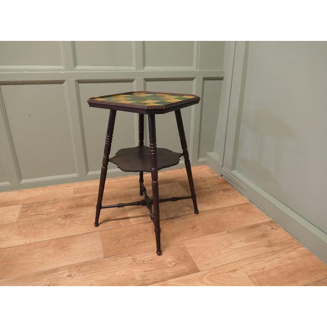Arts & Crafts Tiled Top Table from Shapland & Petter, 1880 For Sale - Image 4 of 7