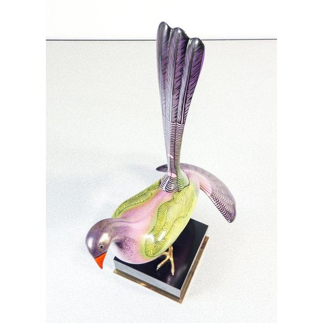 Porcelain Sculpture Bird by Giulia Mangani For Sale - Image 3 of 14