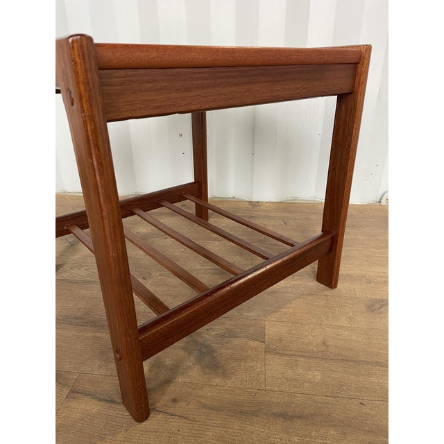 Mid-Century Modern Danish Teak Side Table from BRDR Furbo, 1960s For Sale - Image 9 of 13