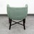 Mid Century Danish Modern Lounge Chair Armchair Green Arms MCM Denmark Lowback For Sale - Image 9 of 12