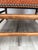Pair of Vintage Cal-Mode French Walnut Lounge Chairs in Terracotta Upholstery For Sale - Image 15 of 16