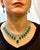 Gia Certified 73ct Zambian Emerald & 22ct Diamond Necklace Earring Bridal Suite For Sale - Image 4 of 8