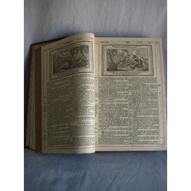Lutheran Germain Large Leather Bound Bible From the 17 Hundreds For Sale - Image 10 of 16