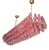 Pink Alabaster Murano Glass Poliedri Chandelier by Carlo Scarpa, 1990 For Sale