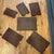 English Set of Six Rosewood and Bone Trays For Sale - Image 3 of 12